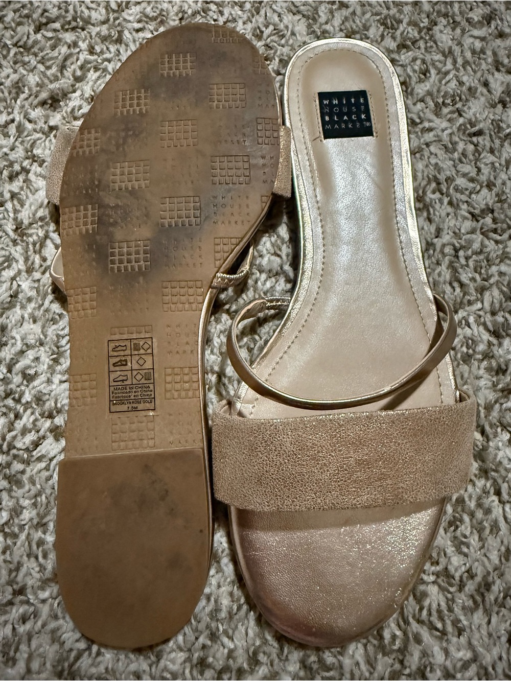 WHBM Brooklyn Rose Gold
Slides - Picture 3 of 5